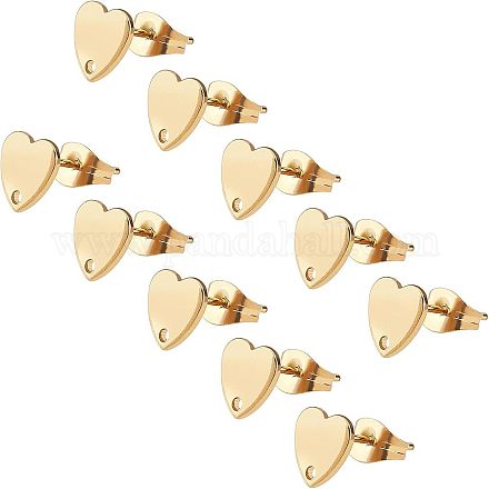 201 фурнитура для сережек-гвоздиков из нержавеющей стали STAS-UN0015-60-1