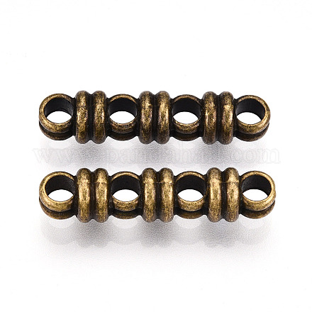 Тибетский стиль сплава распорные бруски&nbsp;TIBEB-WH0005-02AB-1