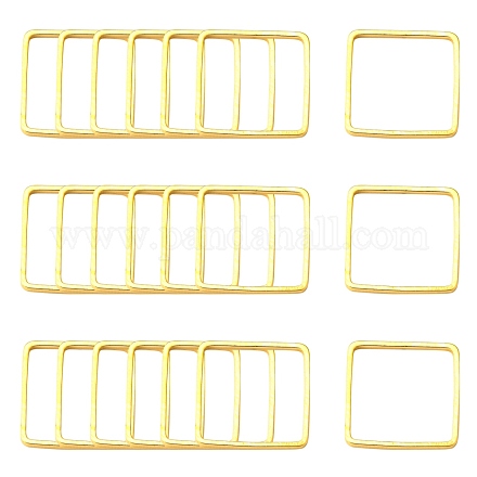 Квадрат латунь связывая кольца&nbsp;EC03010mm-G-1