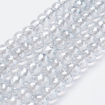 Гальванические стеклянные бусины EGLA-P027-PL03-1