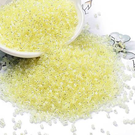 Стеклянные бусины прозрачных цветов SEED-H003-01N-1