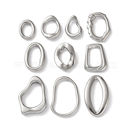 10 шт. 10 стиля соединительных колец из нержавеющей стали 304 STAS-P426-12P-1