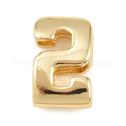 Латунные бусины номер 2 KK-B167-B167-26G-02-1