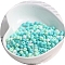 Macaron Baking Paint Glass Seed Beads, Fringe Teardrop Beads, Cyan, 5mm, 10g/Set