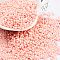 Opaque Colours Glass Seed Beads, Peanut, Misty Rose, 2x4x2mm, Hole: 0.8mm, about 45000pcs/pound