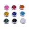8/0 Glass Seed Beads, Round, Mixed Color, 3mm, Hole: 1mm