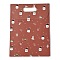 Christmas Themed Pattern Rectangle Kraft Paper Flip Bags, with Handle, Gift Bags, Shopping Bags, Indian Red, 24x10.5x32cm