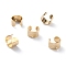 Brass Ear Cuff Findings, with Hole and Star Pattern
, Real 24K Gold Plated, 7mm, Hole: 0.9mm