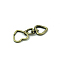 Heart Alloy Split Key Rings, Keychain Clasp Findings, Brushed Antique Bronze, 77x2.8~4.3mm, top: 46mm long, inner diameter: 20mm, inner diameter(p): 24x25mm