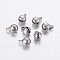 Tarnish Resistant 304 Stainless Steel Pendants, Bell Charms, Stainless Steel Color, 7.5x5mm, Hole: 1.5mm