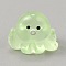 Luminous Transparent Resin Octopus Display Decorations Glow in the Dark, Micro Landscape Fish Tank Decoration, Pale Green, 14.5x19.5x14.5mm