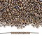 TOHO Demi Round Seed Beads, Japanese Seed Beads, Inside Colours, (994) Gilt Lined AB Crystal, 8/0, 3x1.15mm, about 33500pcs/pound(450g)