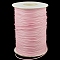 Korean Waxed Polyester Cord, Bead Cord, Pearl Pink, 1.2mm, about 185yards/roll
