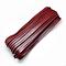 Cowhide Cord, Saddle Brown, 5x2mm, about 100yard/bundle(300 feet/bundle)