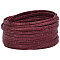 10M Folding Glitter PU Leather Cord, Flat, Crimson, 5x2mm, about 10.94 Yards(10m)/Set