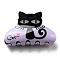Cat Shape PVC Claw Hair Clips, for Woman Girl Thick Hair, Lavender, 46x82x48~49.5mm