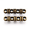 Tibetan Style Alloy Spacer Bars, 4-Hole, Cadmium Free & Lead Free, Knot Shape, Antique Bronze, 6.5x27x6mm, Hole: 3.5mm, about 374pcs/1000g