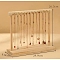 Wooden Necklace Display Stands, Jewelry Organizer Display Rack for Necklace, BurlyWood, 9.8x29.9x26.3cm