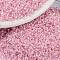 MIYUKI Round Rocailles Beads, Japanese Seed Beads, 15/0, (RR643) Dyed Pink Silverlined Alabaster, 15/0, 1.5mm, Hole: 0.7mm, about 27777pcs/50g