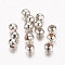 Brass Spacer Beads, Seamless, Round, Cadmium Free & Nickel Free & Lead Free, Platinum, 3mm, Hole: 1~1.2mm