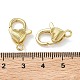 Сердце латуни омаров коготь застежками&nbsp;KK-H256-03G-03-3