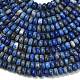 Нитки бусины из натурального ляписа-лазури G-L635-A33-4x2mm-02-5