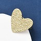 Латунные манжеты в форме сердца для женщин RJEW-A069-09G-3