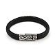 Браслеты из микрофибры для мужчин и женщин BJEW-H631-03AS-01-4