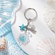 Светящиеся прозрачные акриловые брелоки KEYC-JKC01358-03-1