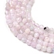 Природные кунцит бисер нитей&nbsp;G-G343-B03-3mm-4