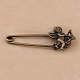 Броши сплава тибетский стиль&nbsp;JEWB-N0004-003L-1