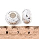 Европейские бусины-рондель из непрозрачной смолы RESI-Z046-03-4