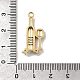 Латунные микро проложить кубического циркония подвески KK-H089-30G-03-3