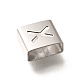 Квадратные скользящие подвески в виде букв из нержавеющей стали 304 STAS-L132-15X-2