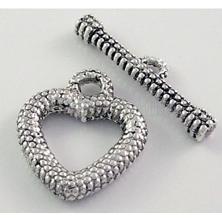 Tibetan Silver Toggle Clasps A0377Y-1