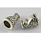 Tibetan Style Alloy Bead Cone, Lead Free, Cadmium Free and Nickel Free, Vase, Antique Silver Color, about 7.5mm wide, 10mm long, hole: 1.5mm