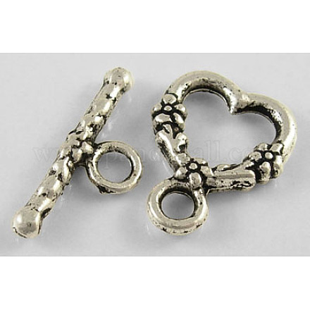 Tibetan Style Toggle Clasps LF1086Y-NF-1