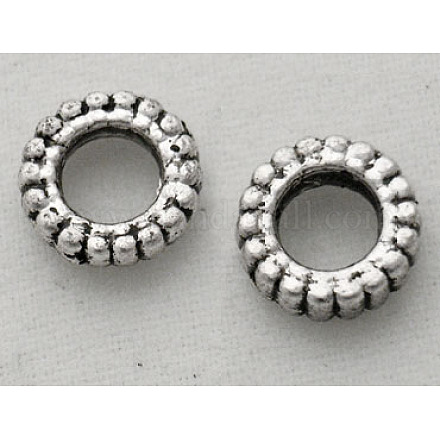 Серебра антиквариата тибетские серебряные пончик шарики AB333-NF-1