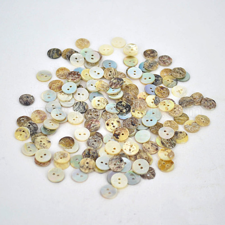 Pearl Oyster Shell Buttons NNA0VFR-1