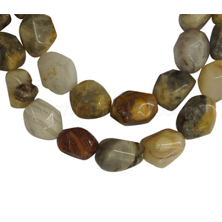 Gemstone Beads Strands AGAT-10X8-4-1