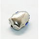 Platinum Alloy Rhinestone Beads ALRI-H169-1-2