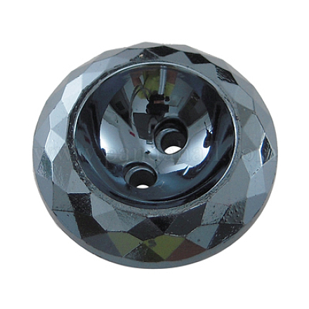 2 отверстия покрытием акриловые граненый плоские круглые кнопки швейные AR3229-15-18-1