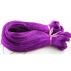 Metallic Thread, Embroidery Thread, Dyed, Dark Violet, 0.8mm