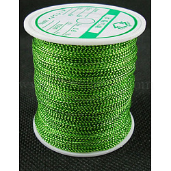 メタリック糸  刺しゅう糸  芝生の緑  1mm/連  約0.8ヤード（109.36m）/ロール