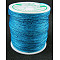 Metallic Thread, Embroidery Thread, Aqua, 0.8mm/strand, about 109.36 yards(100m)/roll