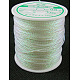 メタリック糸  刺しゅう糸  ホワイト  1mm/連  約0.8ヤード（109.36m）/ロール AS001-1