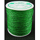 メタリック糸  刺しゅう糸  グリーン  1mm/連  約0.8ヤード（109.36m）/ロール AS004-1