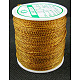 メタリック糸  刺しゅう糸  ゴールデンロッド  1mm/連  約0.8ヤード（109.36m）/ロール AS006-1