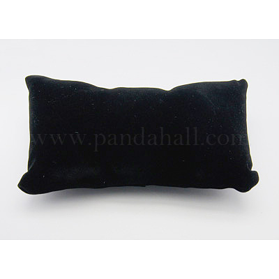 Black Juvale Bracelet Pillow Display 12-Pack Velvet Jewelry Display Pillow 3.25 x 2.5 Inches 