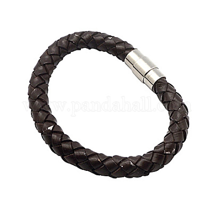 Leather Bracelets BJEW-H144-3-1